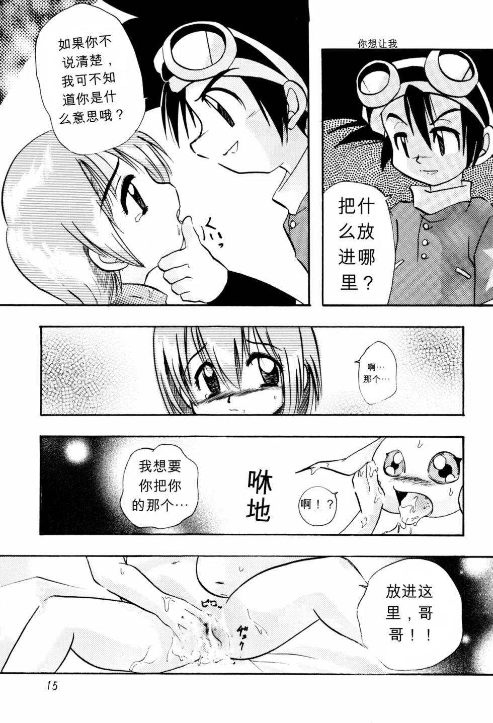 (C57) [Bikkuri Gyouten (Various)] LITTLE LADY (Digimon Adventure) [Chinese] [TSHH] - Page 14