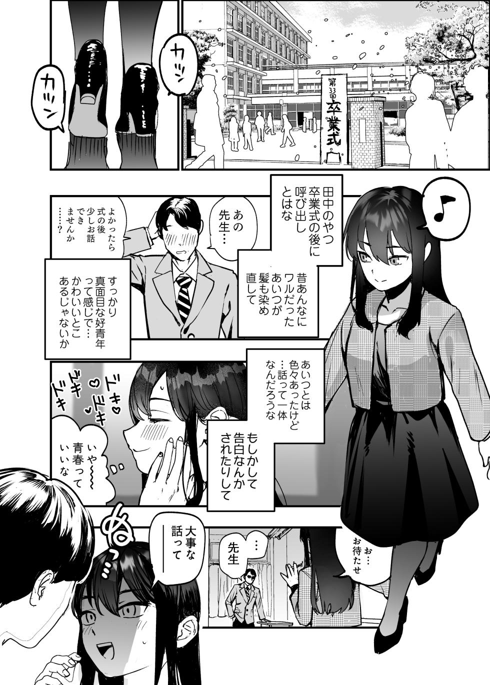 [ababari]【skeb】A Female Teacher Attacked by a Delinquent Student on Graduation Day - Page 1