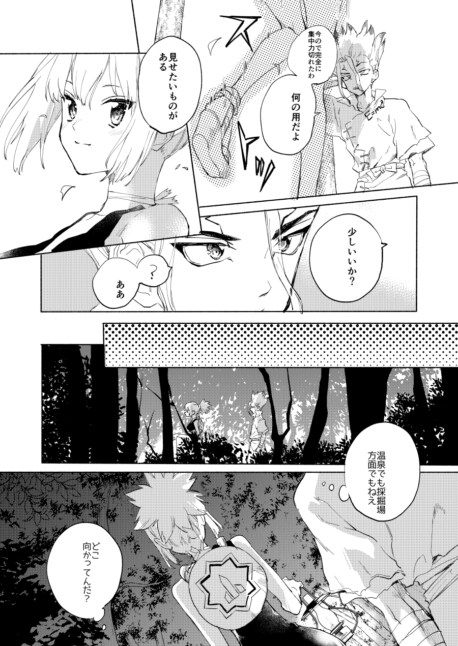 [tcnc (Serizawa Nae)] Sekki Sekai de Mabushii Natsu (Dr. STONE) [Digital] - Page 19