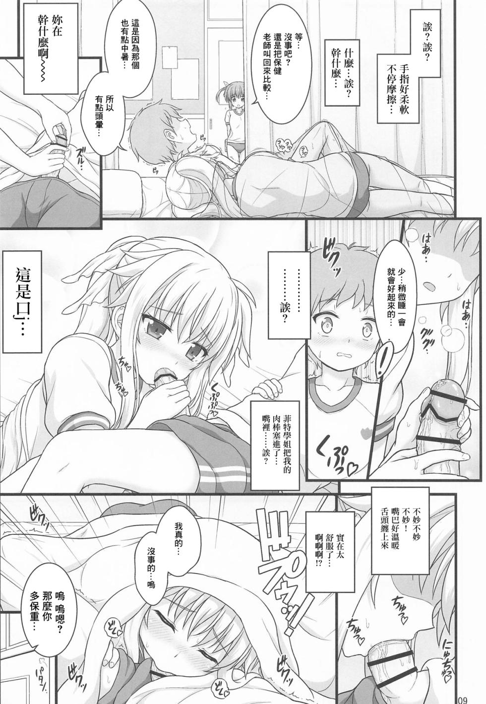 (C105) [Kuchiki no Uro (Enma Koorogi)] Kirei de Yasashikute Chorokute H Sugiru Fate-san (Magical Girl Lyrical Nanoha) [Chinese] - Page 8