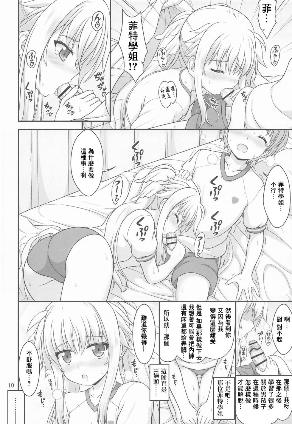 (C105) [Kuchiki no Uro (Enma Koorogi)] Kirei de Yasashikute Chorokute H Sugiru Fate-san (Magical Girl Lyrical Nanoha) [Chinese] - Page 9