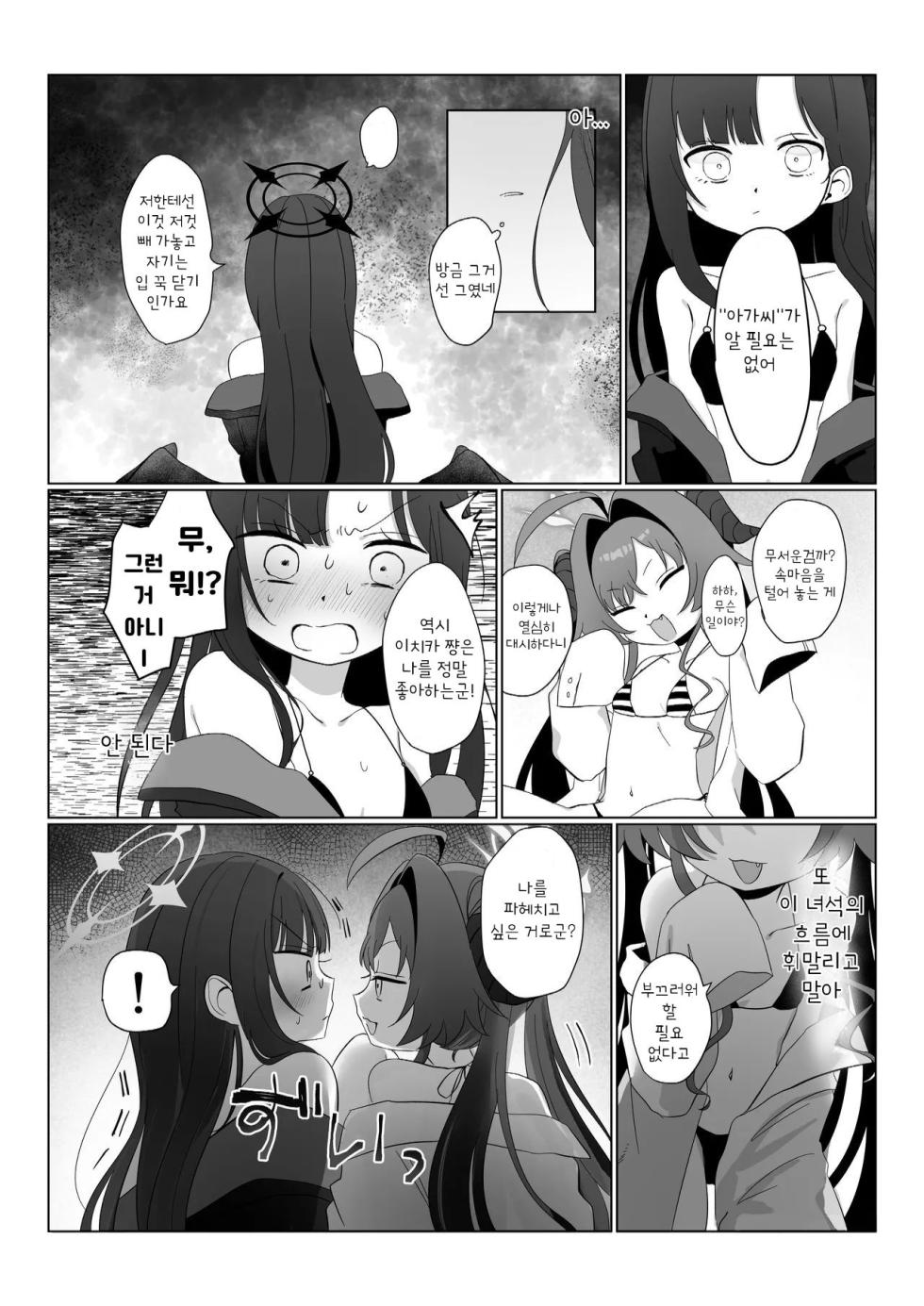 [Moma Jiro Mashimashi (Moma Jiro)] Nita Mono Doushi no Nare no Hate | 닮은 꼴의 종착역 (Blue Archive) [Korean] [Digital] - Page 9