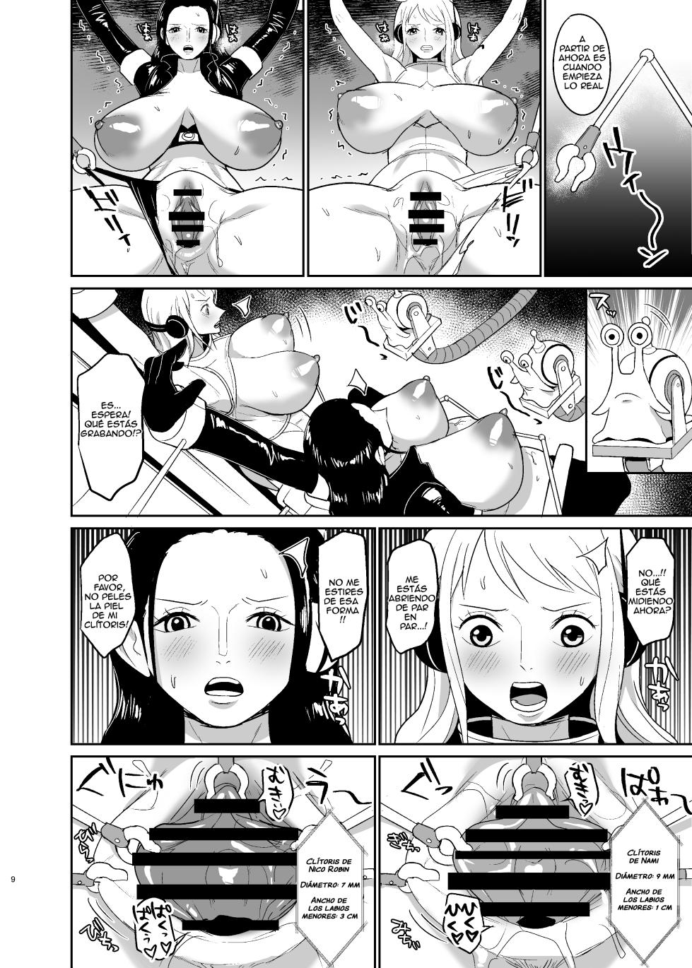 [REM9 (Hamiltan)] Violación con Máquina de Orgasmos Forzados para Piratas Femeninas (NamiRobi) [Spanish] - Page 9