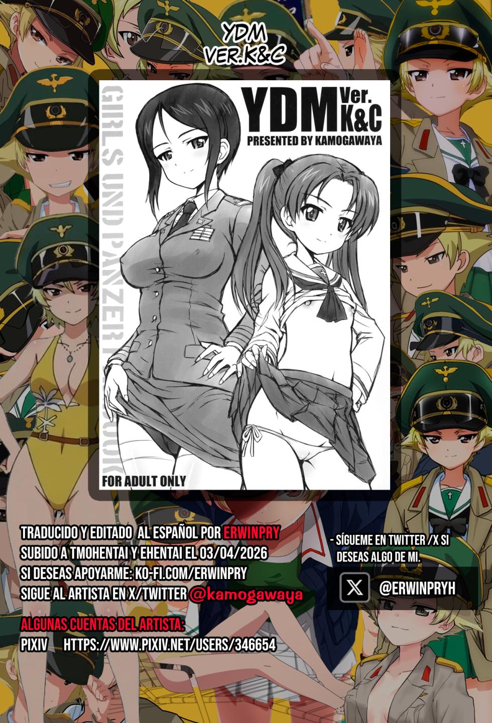 (Panzer Vor! 11) [Kamogawaya (Kamogawa Tanuki)] YDM ver.K&C (Girls und Panzer) [Spanish] [Erwin Pry] - Page 19