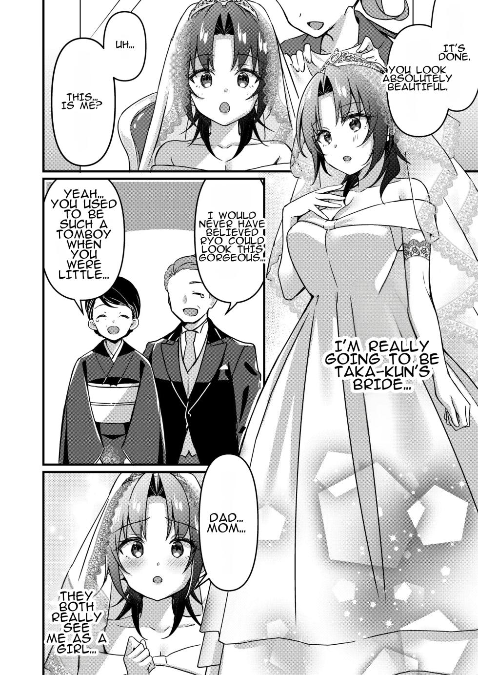 [TSF no F (NOMU)] Jinsei Kaihen Appli de Barairo no Hibi! ~Boku♂ wa Shiawase na Hanayome♀~ | A Life-Changing App Brings Rosy Days! ~I♂ Am a Happy Bride♀~ - Page 15