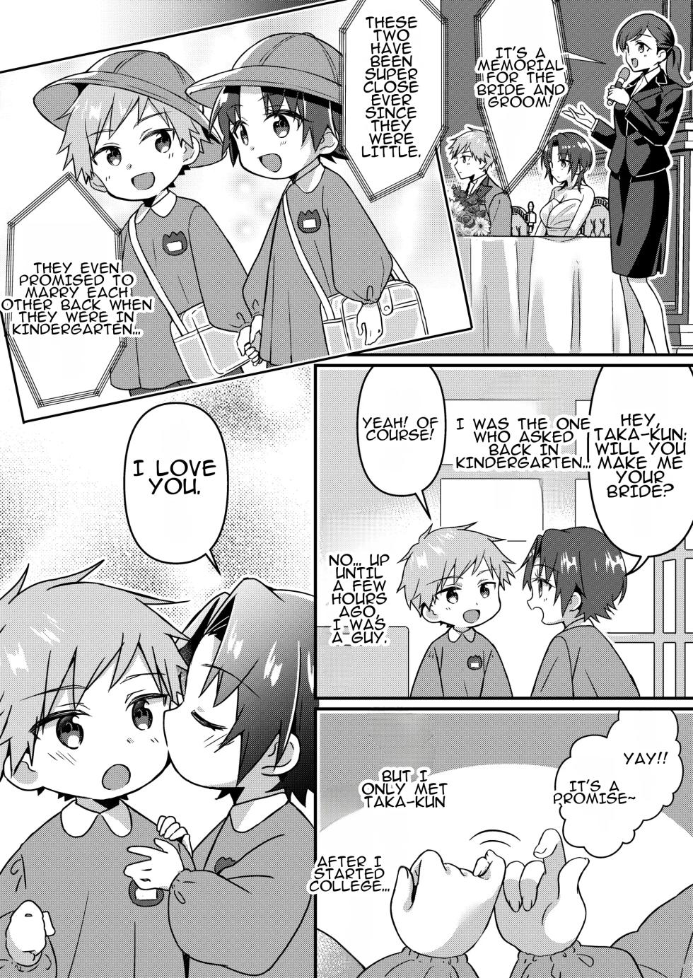 [TSF no F (NOMU)] Jinsei Kaihen Appli de Barairo no Hibi! ~Boku♂ wa Shiawase na Hanayome♀~ | A Life-Changing App Brings Rosy Days! ~I♂ Am a Happy Bride♀~ - Page 19