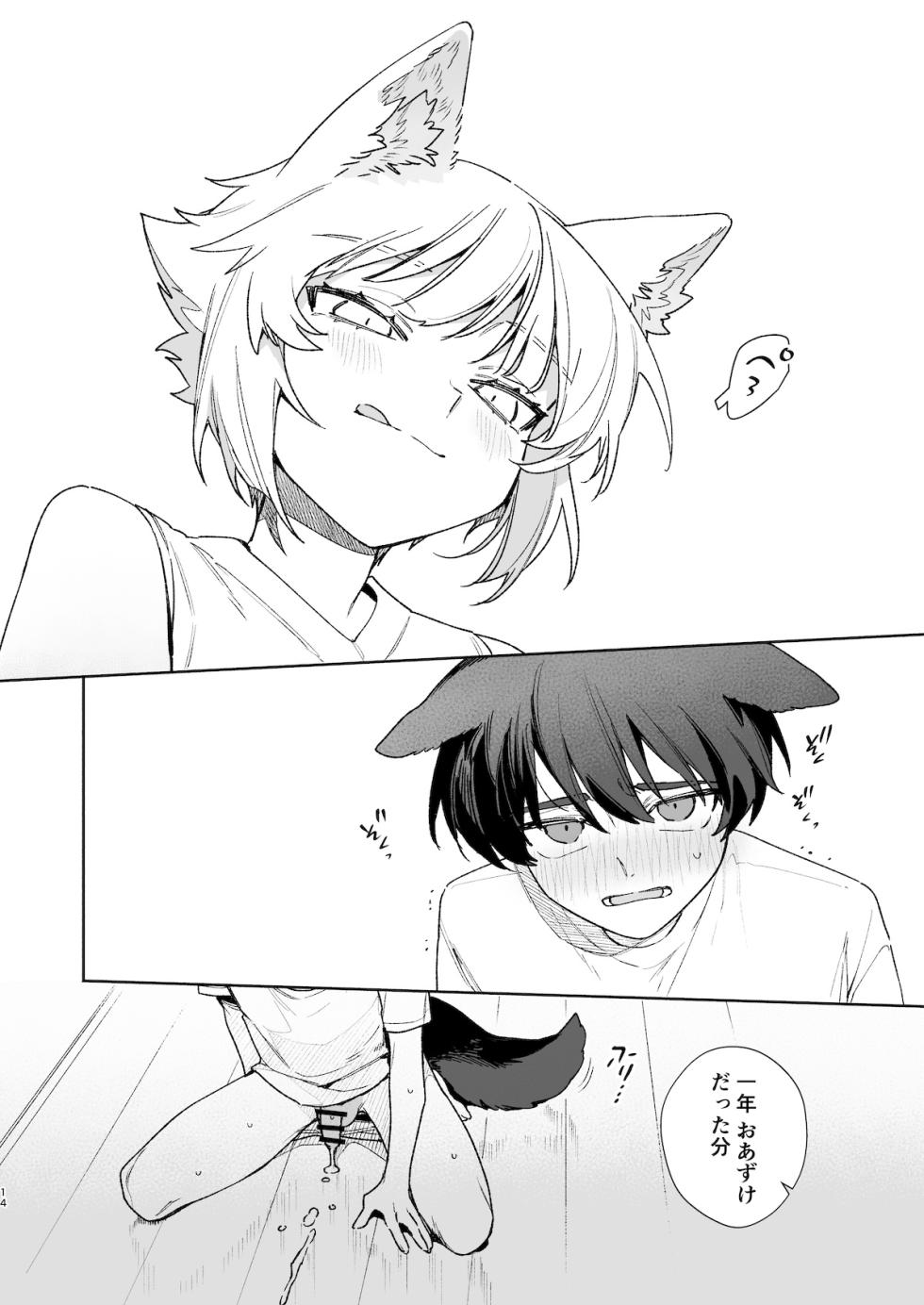 [pink carrot (usachanGET)] Osu ga Uke. Coyote-chan x Kaiken-kun 2 - Page 15