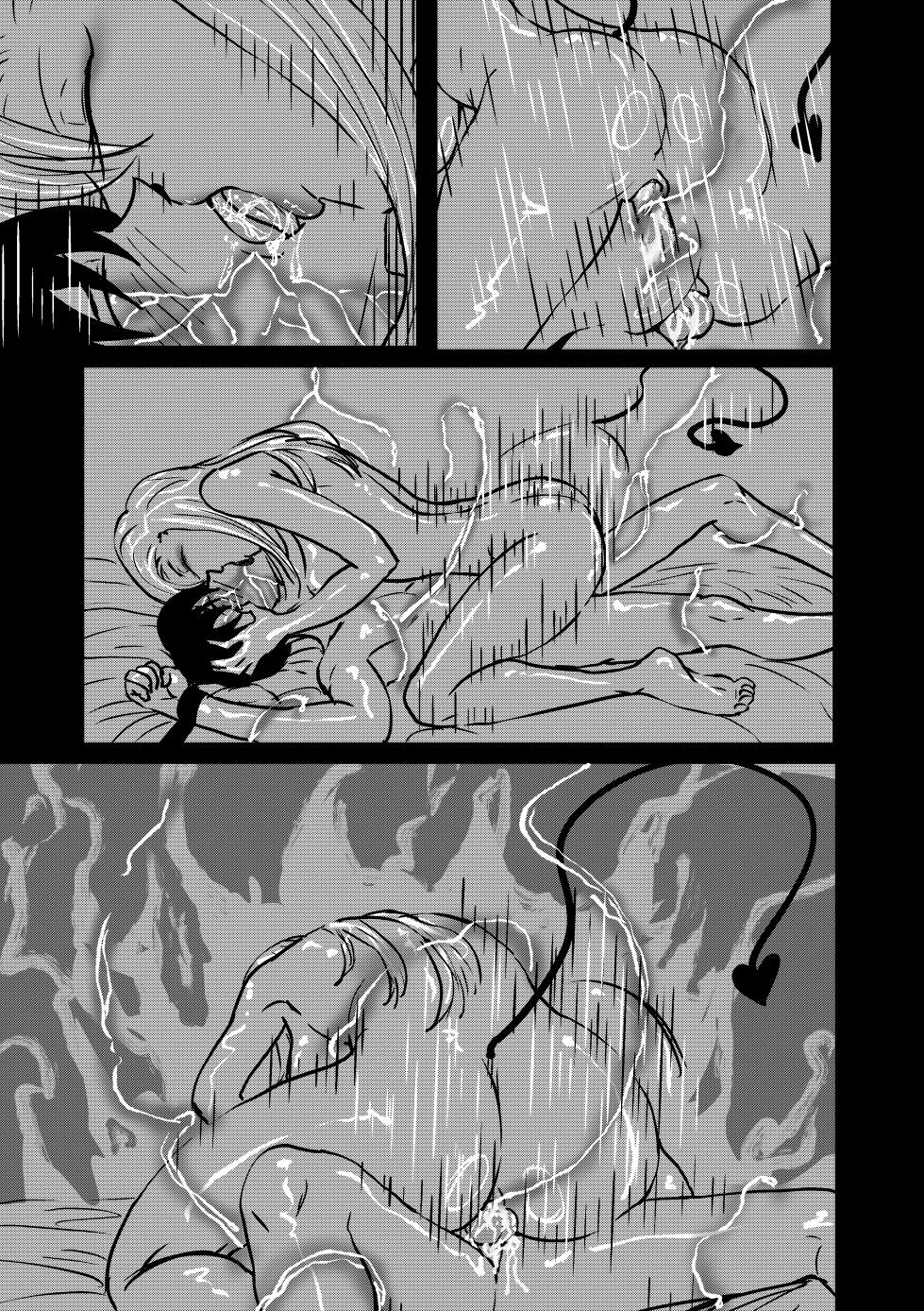 [shoulder enjoyer] Seductive Succubus Sensei Snuff Sex 2 - Page 28