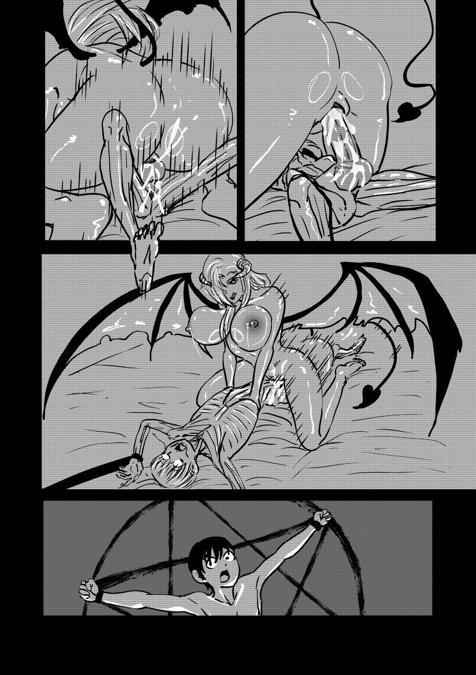 [shoulder enjoyer] Seductive Succubus Sensei Snuff Sex 2 - Page 33