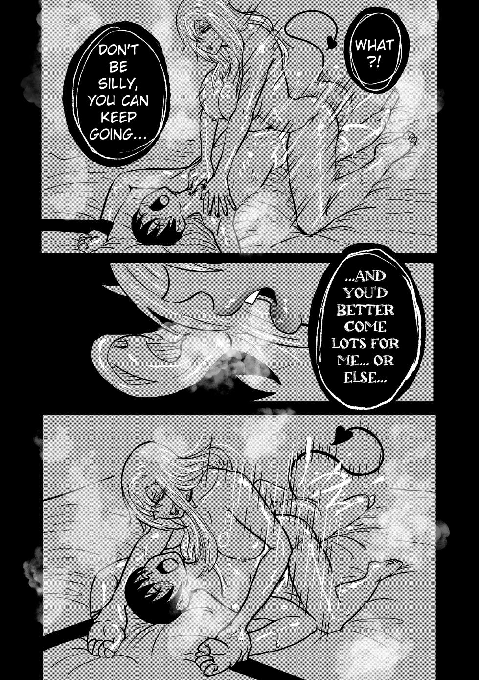 [shoulder enjoyer] Seductive Succubus Sensei Snuff Sex 2 - Page 19