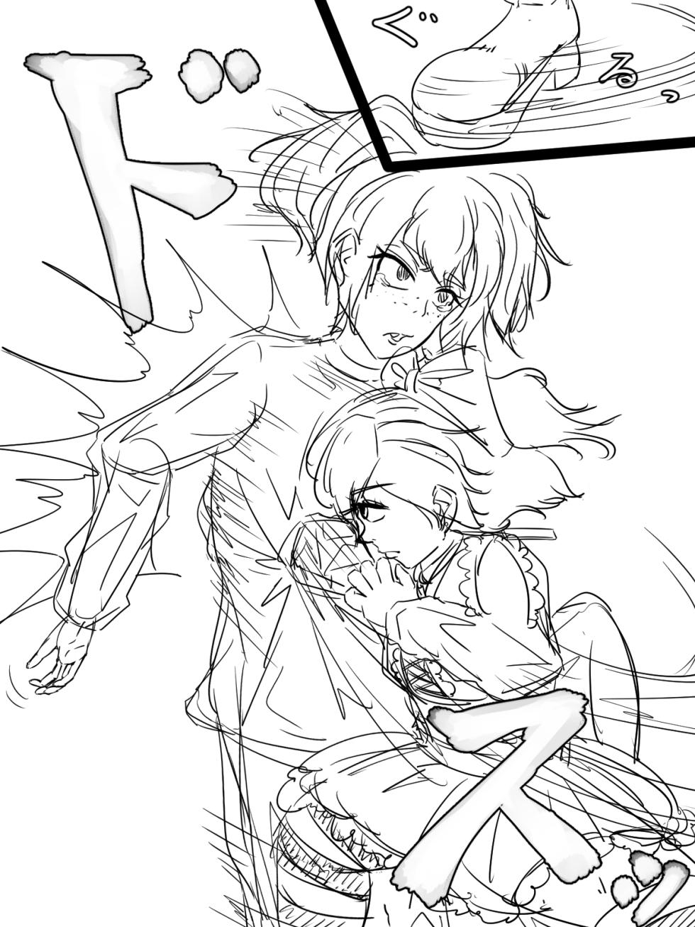 [煩悩きりく] ～悪党共に祝福を～(外伝) ラフ 1-5 - Page 21