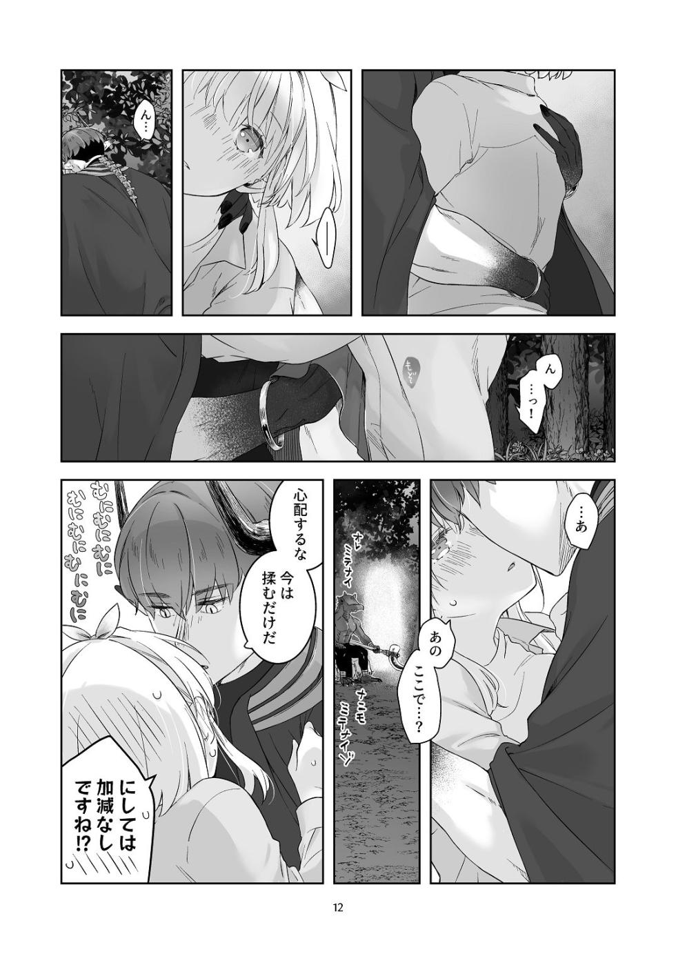 [青色観測所 (中原水芋)] 気まぐれ魔王さま、生真面目魔法少女を嫁にする。3 - Page 11