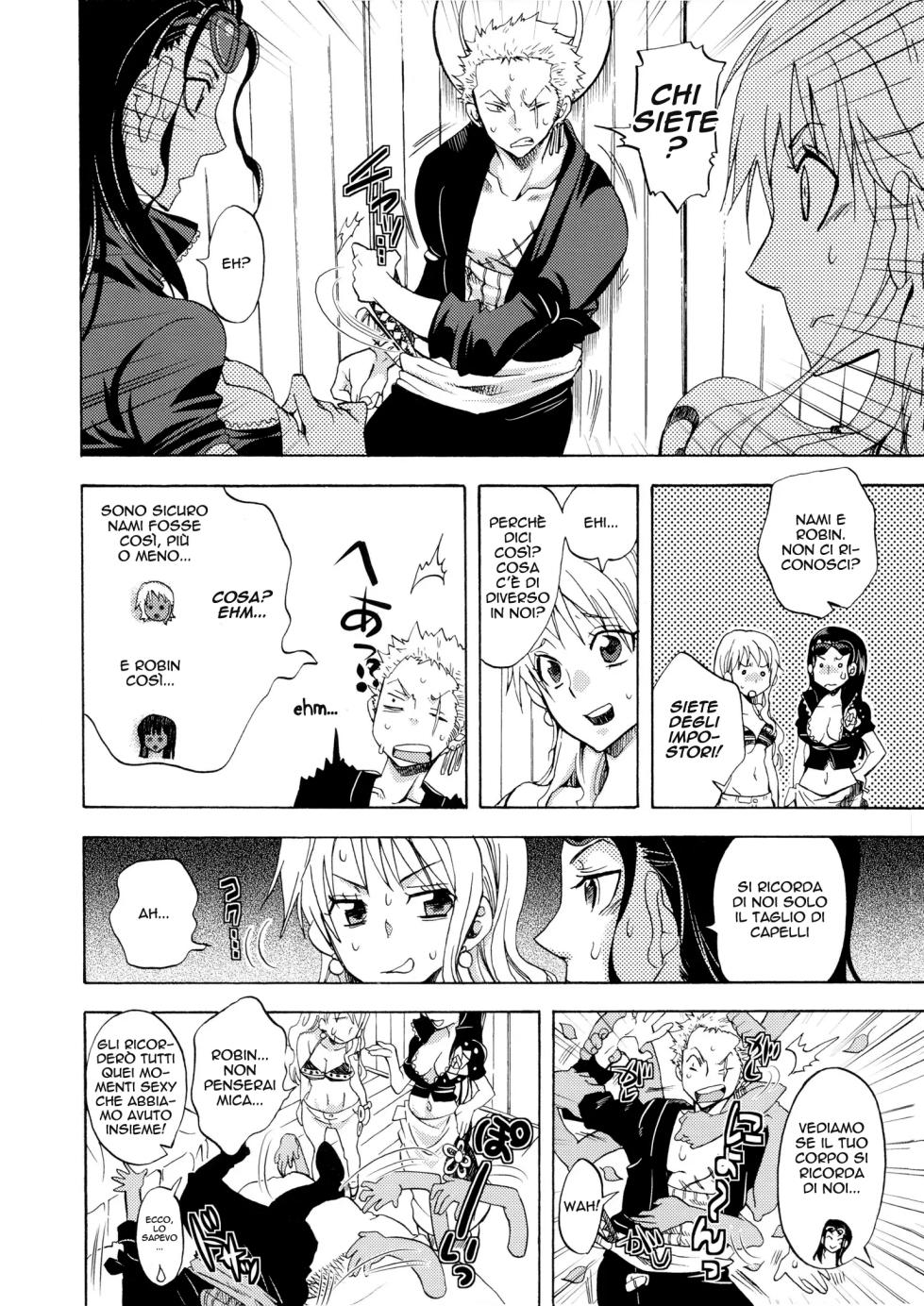 (C79) [Kurione-sha (YU-RI)] Seichou Shimashita. | Sei cosi Cresciuta (ONE PIECE) [Italian] - Page 7