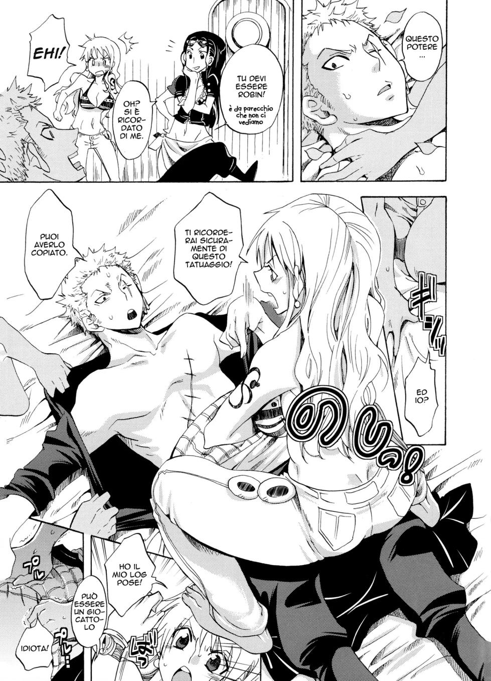 (C79) [Kurione-sha (YU-RI)] Seichou Shimashita. | Sei cosi Cresciuta (ONE PIECE) [Italian] - Page 8