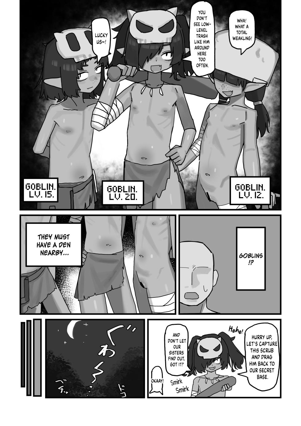 [.exe] Mesu Goblin vs Tei Level Zako Ossan Bokensha - The Bratty Goblins VS the Loser Adventurer [English] - Page 4
