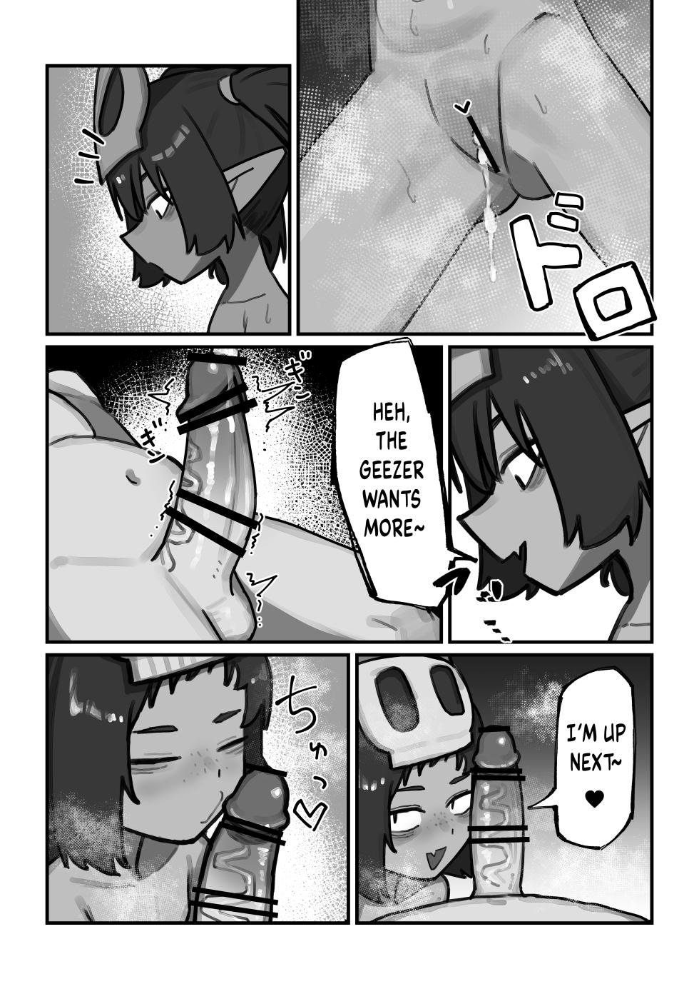 [.exe] Mesu Goblin vs Tei Level Zako Ossan Bokensha - The Bratty Goblins VS the Loser Adventurer [English] - Page 15