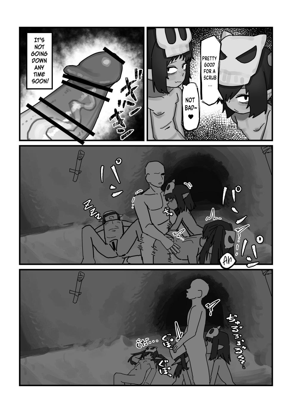 [.exe] Mesu Goblin vs Tei Level Zako Ossan Bokensha - The Bratty Goblins VS the Loser Adventurer [English] - Page 28