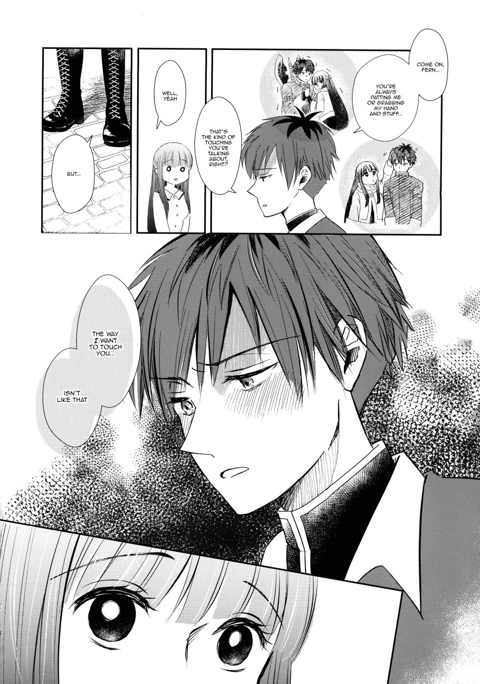 (C106) [Sandone (Yu-ki)] Kimi ni Fure, - Feeling you will change everything. (Sousou no Frieren) [English] [kireiTL] - Page 5