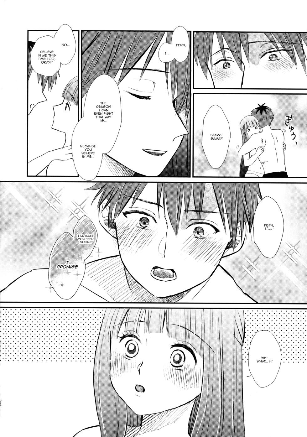 (C106) [Sandone (Yu-ki)] Kimi ni Fure, - Feeling you will change everything. (Sousou no Frieren) [English] [kireiTL] - Page 23