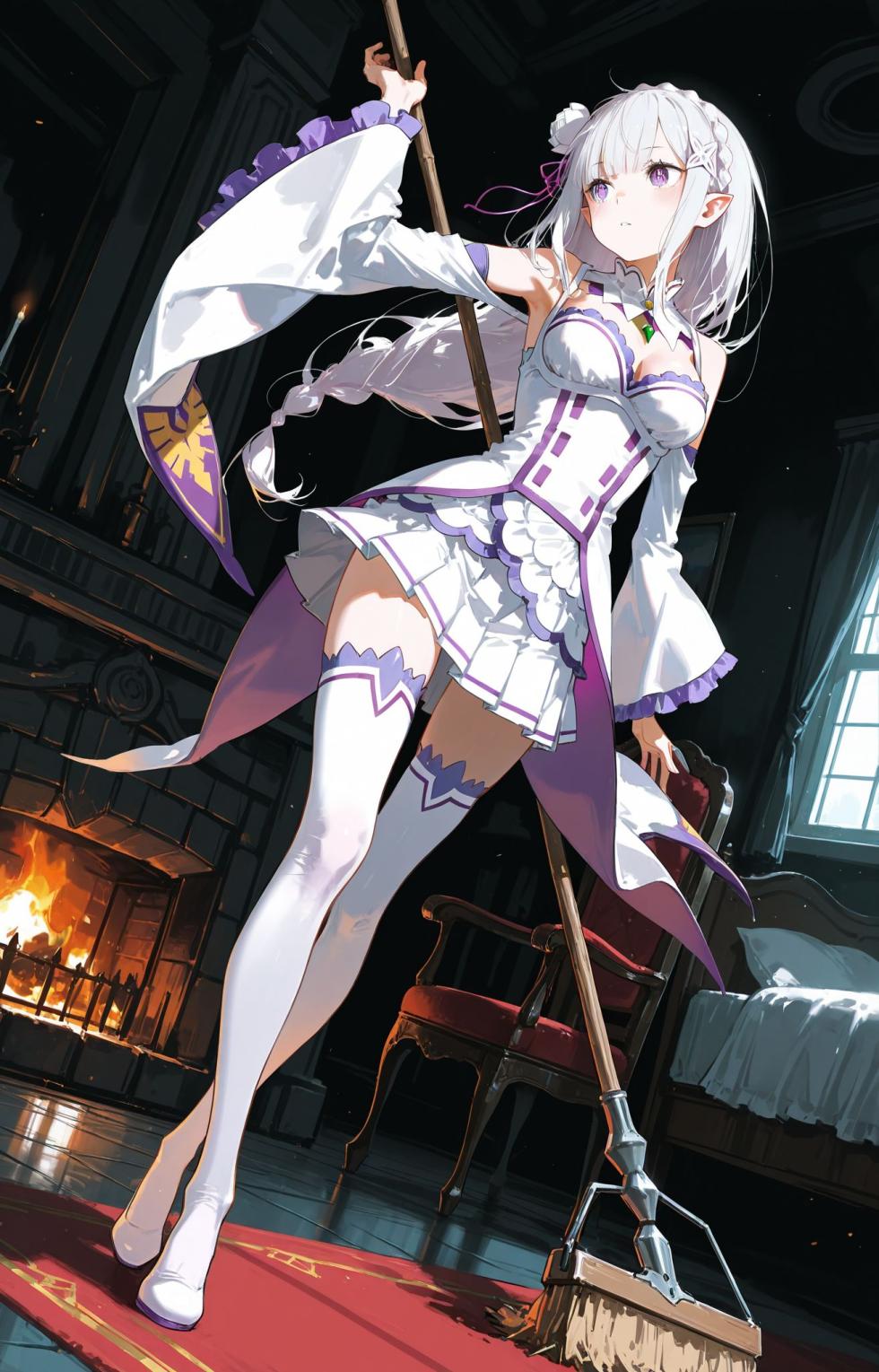 【星柱力】エミリア｜Emilia｜艾蜜莉亞 [AI Generated] - Page 2