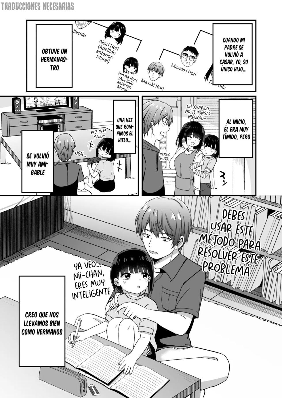 [Story Circle (Tonari)] Giri no Otouto ga TS shita noni Kyorikan ga Kawaranakute Yabai!? | Mi hermanastro se sometió a una cirugía de cambio de sexo, pero nuestra relación no ha cambiado en absoluto ¡Lo cual es preocupante! [Spanish] [Traducciones Necesarias] [Digital] - Page 2