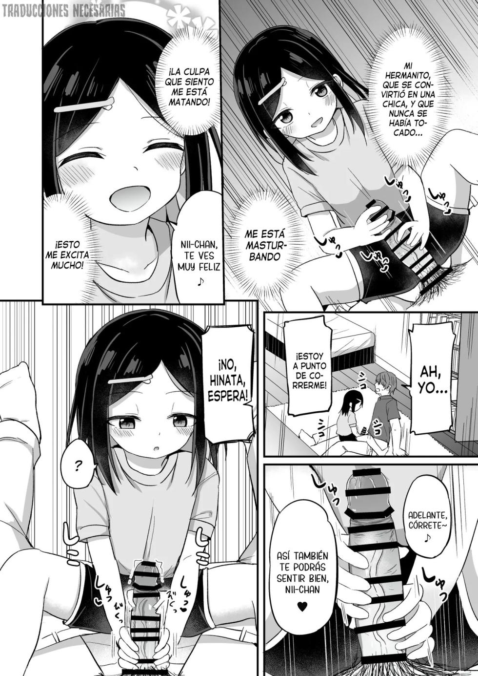 [Story Circle (Tonari)] Giri no Otouto ga TS shita noni Kyorikan ga Kawaranakute Yabai!? | Mi hermanastro se sometió a una cirugía de cambio de sexo, pero nuestra relación no ha cambiado en absoluto ¡Lo cual es preocupante! [Spanish] [Traducciones Necesarias] [Digital] - Page 19