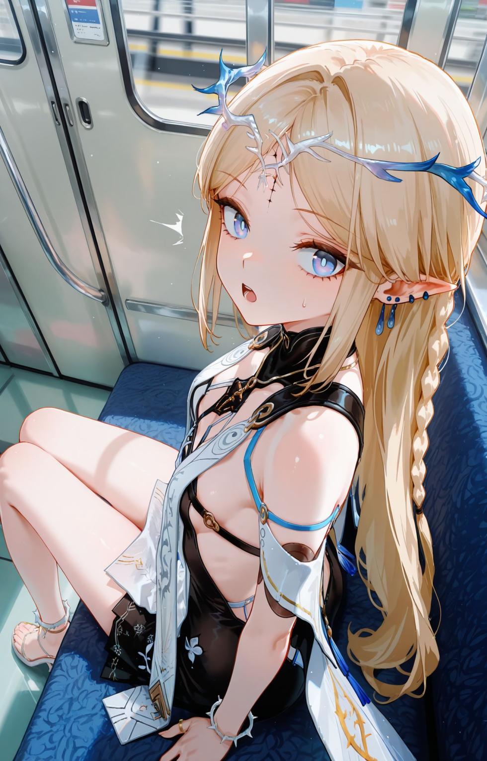 [starwallpower] Cartethyia, Densha de Sex (Wuthering Waves) [AI Generated] - Page 11