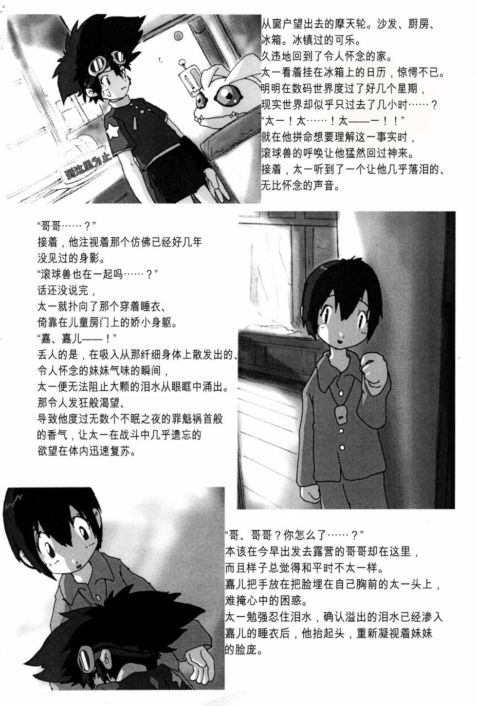 (Puniket 10) [COUNTERPARTS (Gabagobogebe)] Delicate Sound of Thunder (Digimon Adventure)[Chinese] - Page 5
