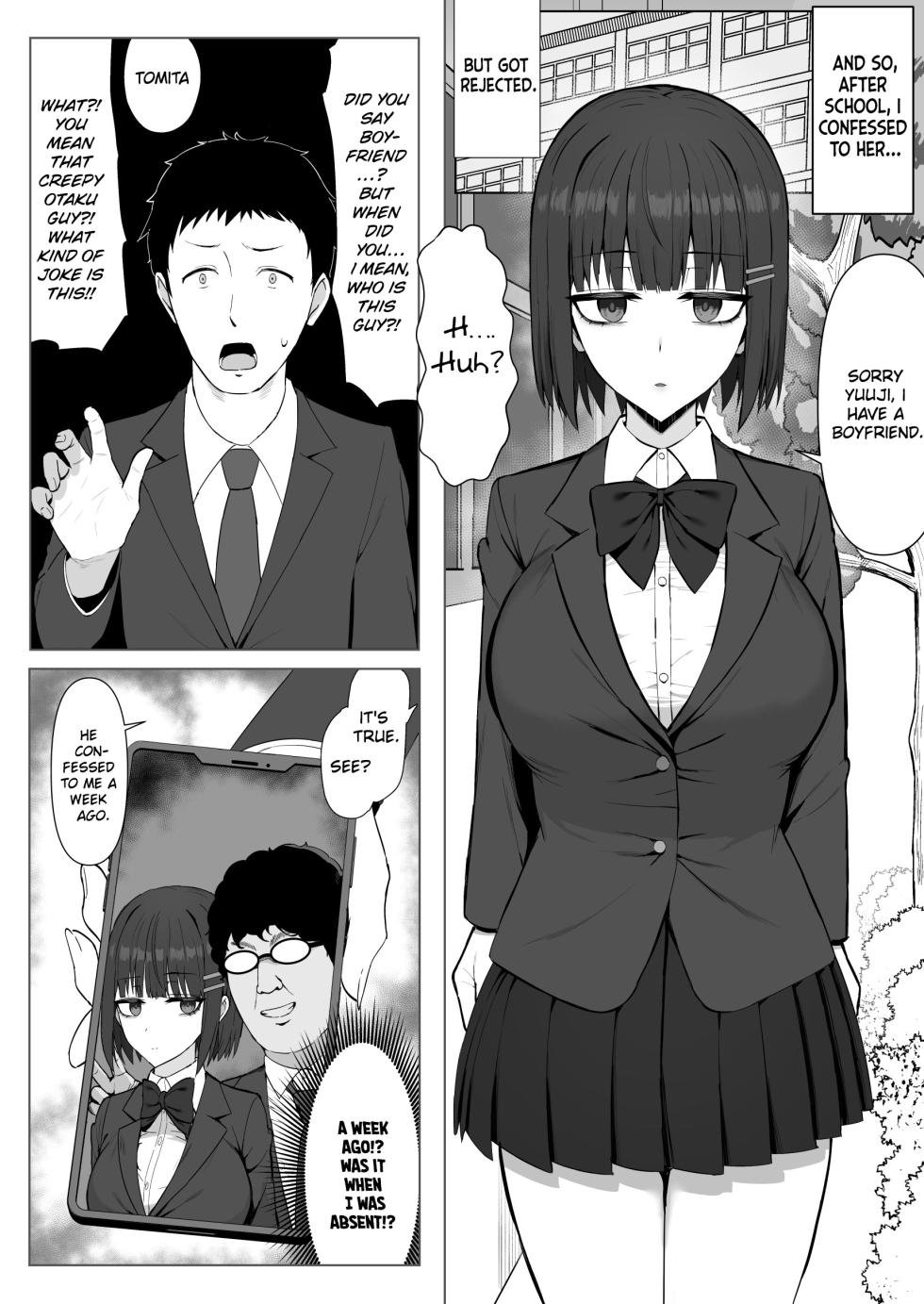 [Shoujo Tetsu (Ariatorai)] Muhyoujou Osananajimi ga Kimo Ota ni Ubawarete Love Love Berochuu Ecchi Shiteita | My Expressionless Childhood Friend Was Snatched Away by a Creepy Otaku and Was Having Lovey-Dovey Tongue-Kissing Sex [English] [Chalklog] - Page 4