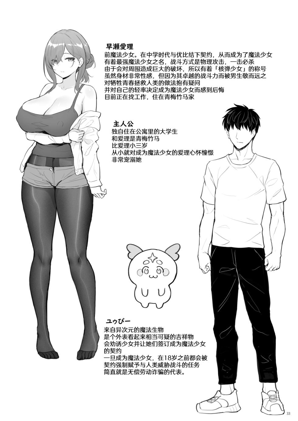 (C102) [COMEX (Zhen Lu)] Moto Mahou Shoujo no Hikikomori Seikatsu [Chinese] [なつかわ風音联合汉化] [Decensored] [悠真l重绘丝袜] - Page 40