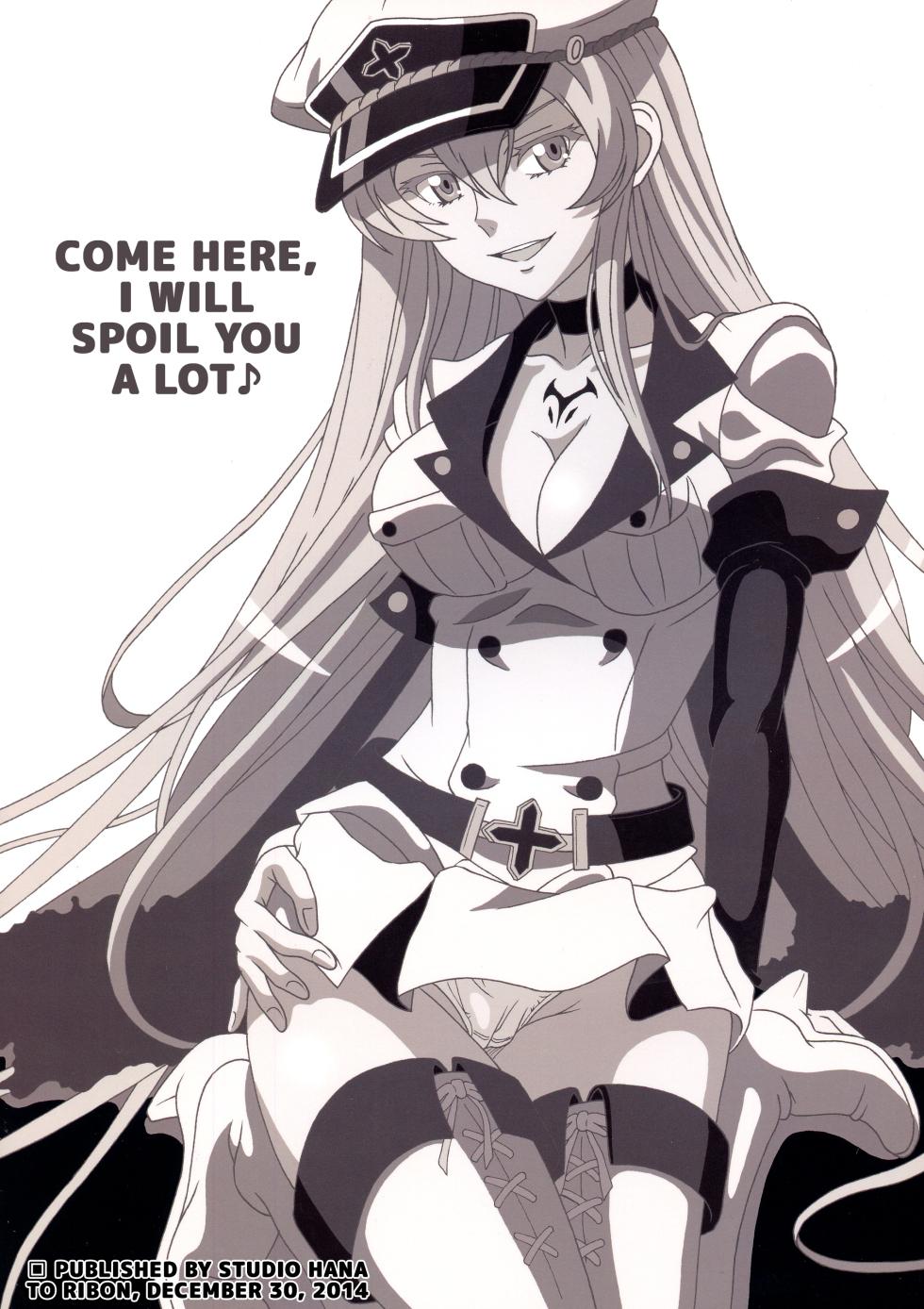 (C87) [Studio Hana to Ribon (Puripuri Kikou Shidan)] S-DEATH GA KILL! (Akame ga Kill!) [English] - Page 2