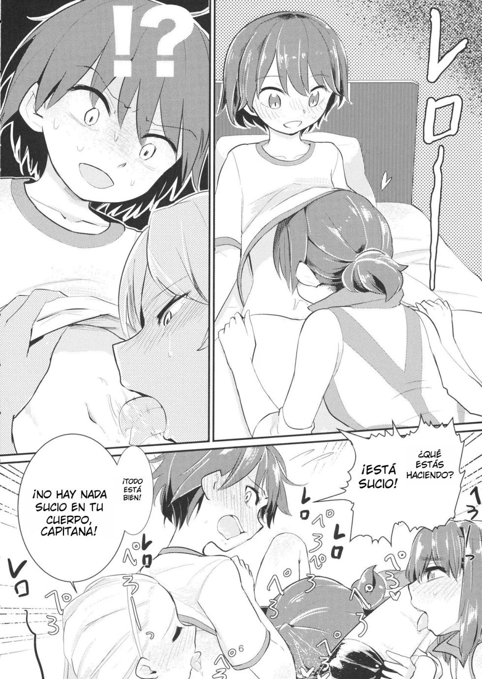 (C89) [Yakitate Jamaica (Aomushi)] Yowatta Captain o Mawasu Hon (Girls und Panzer) [Spanish] [EbisuTraslade - Winder] - Page 5