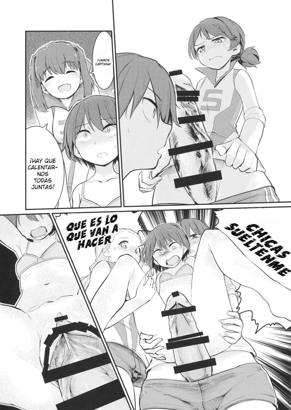 (C89) [Yakitate Jamaica (Aomushi)] Yowatta Captain o Mawasu Hon (Girls und Panzer) [Spanish] [EbisuTraslade - Winder] - Page 8