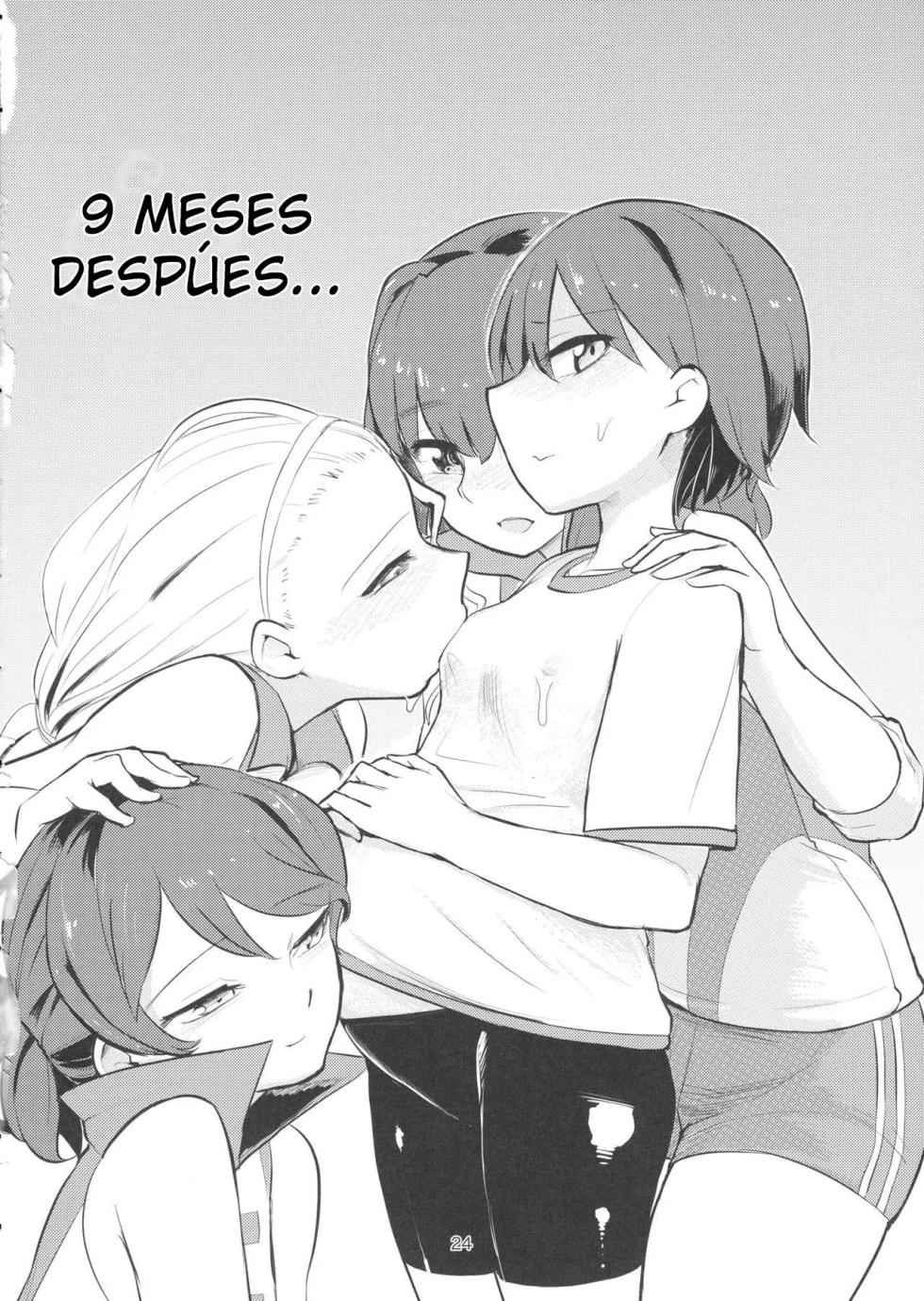 (C89) [Yakitate Jamaica (Aomushi)] Yowatta Captain o Mawasu Hon (Girls und Panzer) [Spanish] [EbisuTraslade - Winder] - Page 22