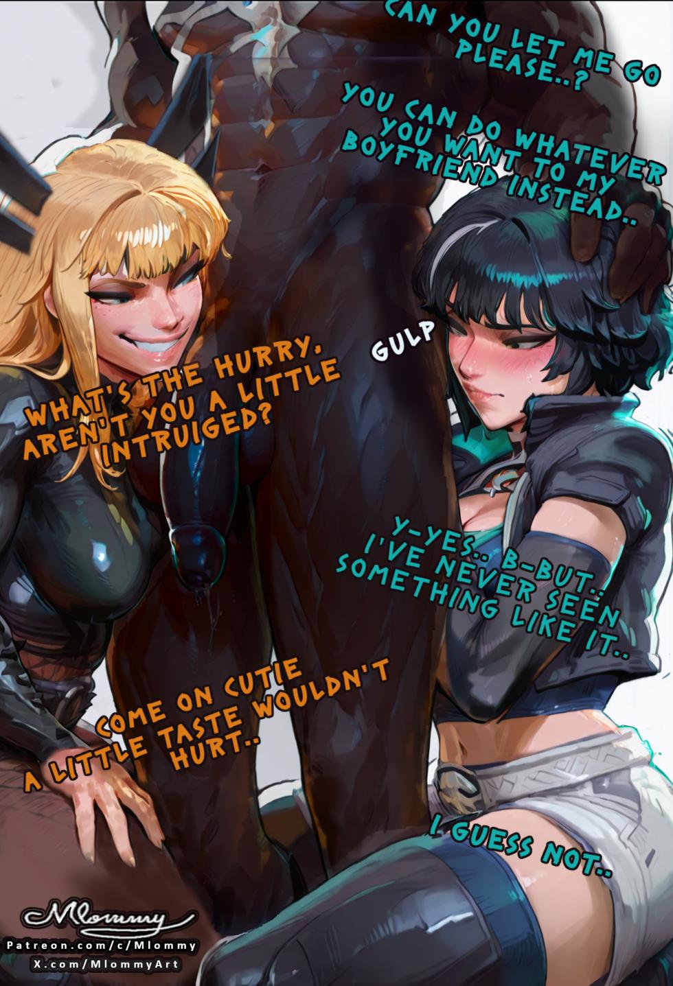 [Mlommy] Magik (marvel rivals) puts you and Luna Snow in your places [AI Generated] - Page 8