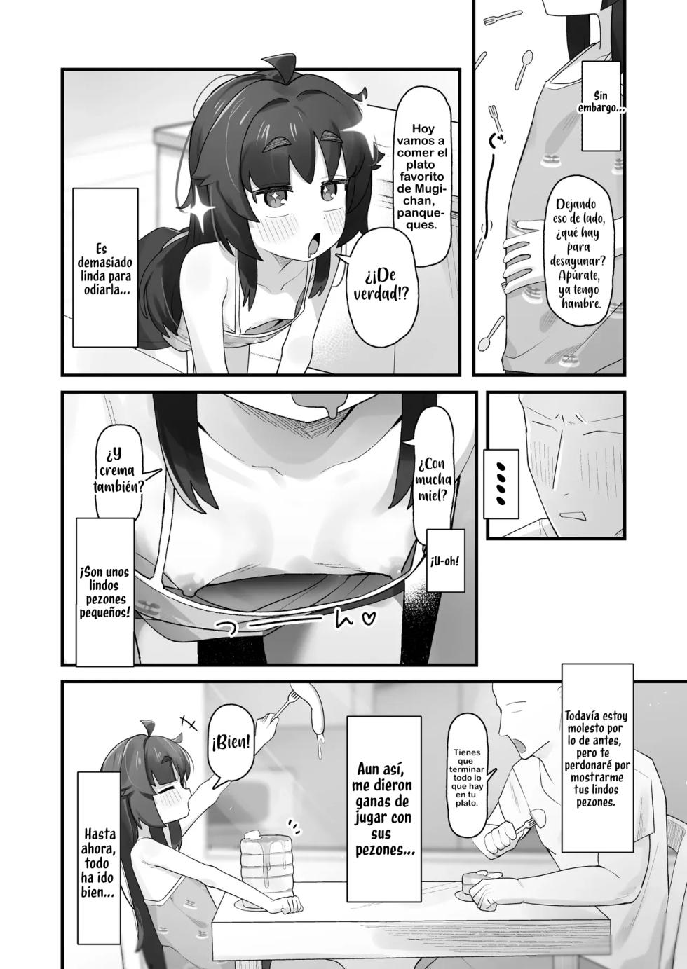 [Line Out (Yonketa)] Namaiki Kusogaki JS no Onanie Nozoitara Amaama Sex Dekita Hanashi [Spanish] [Kotori] [Decensored] - Page 3