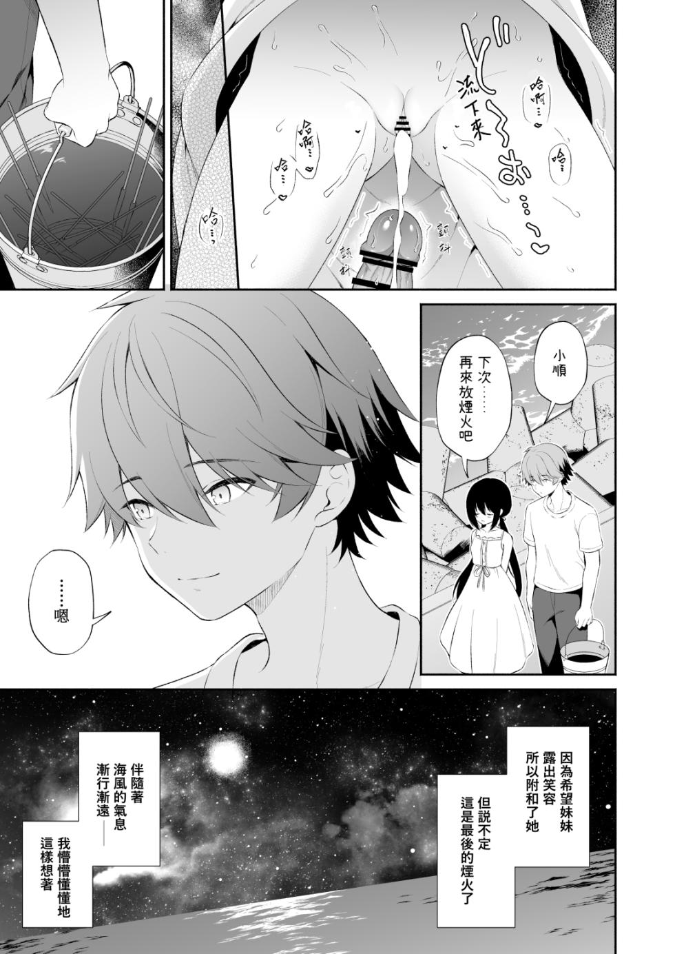 【R18】瞬夏漫画3P  SKEB委託日本語/中文翻譯 ([パンダが一匹。 (コミズミコ)] 瞬夏-私と兄の夏休み) - Page 3