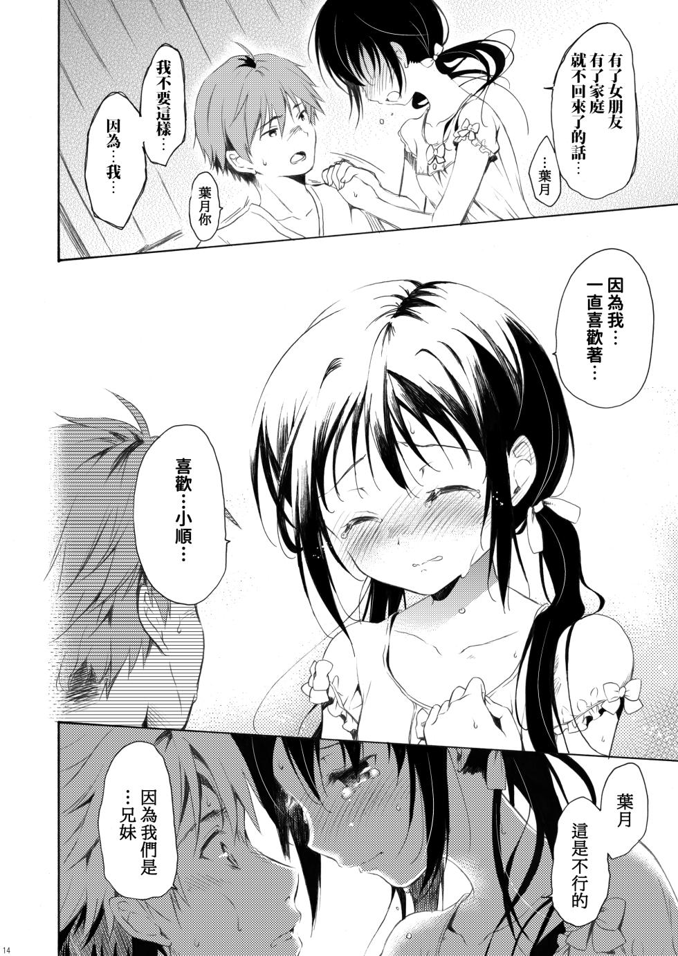 [Pandagaippiki. (Komi Zumiko)] Shunka - Watashi to Ani no Natsuyasumi [Chinese] [Digital] - Page 13