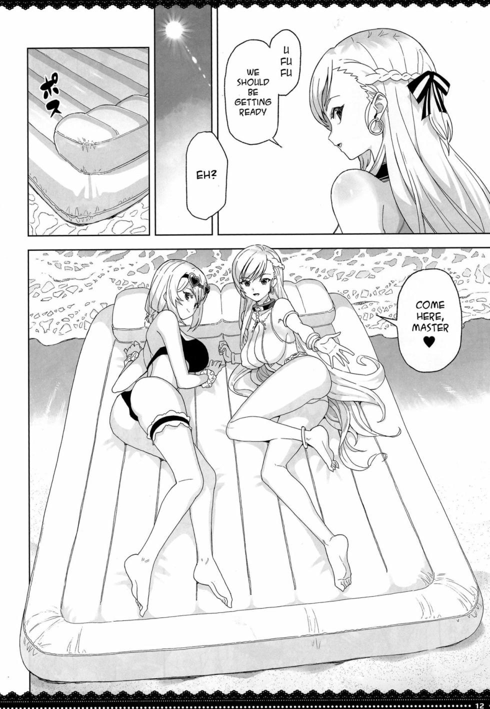 (C96) [Nihohuhehon (Supurai)] PRIZM (Manatsu no Kyuuka o Maid ni Gohoushi Sarenagara Sugosu Hon) (Azur Lane) [English] - Page 12