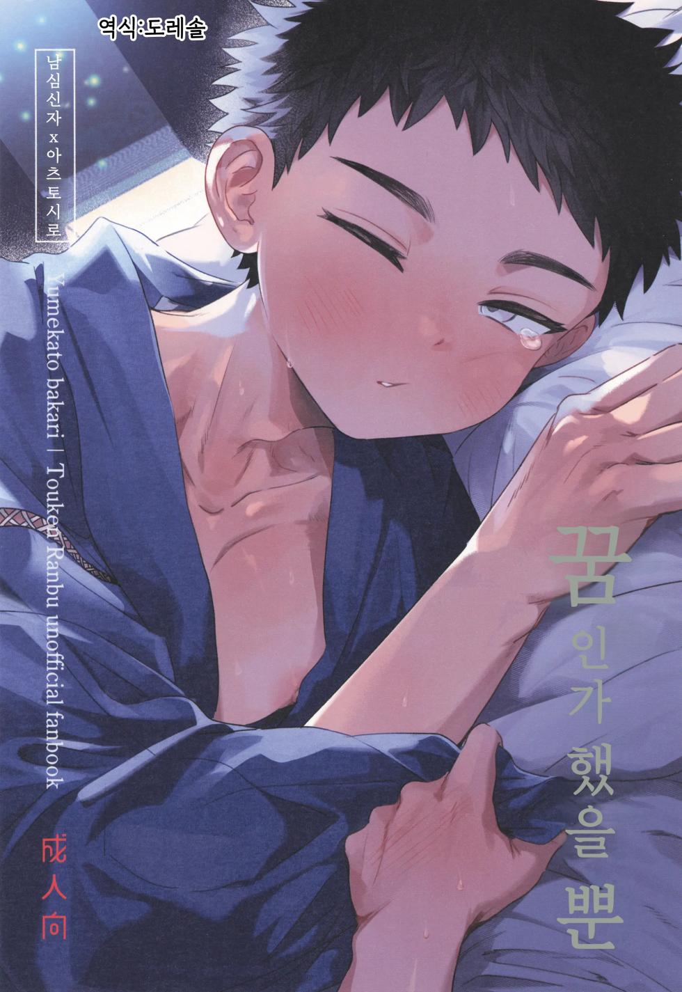 [Ebiharami (Yoruge)] Yume ka to motori | 꿈인가 했을 뿐 (Touken Ranbu) [Korean] [도레솔] - Page 1