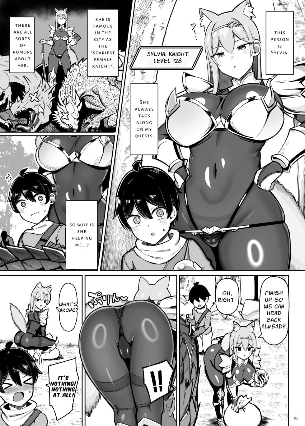 [Furaidisshu (Jakko)] Saikyou Onna Kishi Yowayowa Yuusha ni Amaama Shasei Shugyou | The Strongest Female Knight's Sweet Ejaculation Training For The Weak Hero [Digital] [English] [Penguin Piper] - Page 5