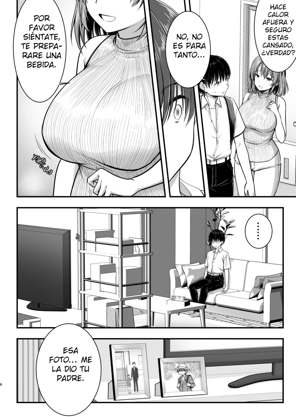 Kon'na Sukebena Karada de Hahaoya wa Muridaro! Muboubi sugiru Haha de Nuki makuru Hibi Remake  [Spanish] [Hellsing Scans] - Page 6