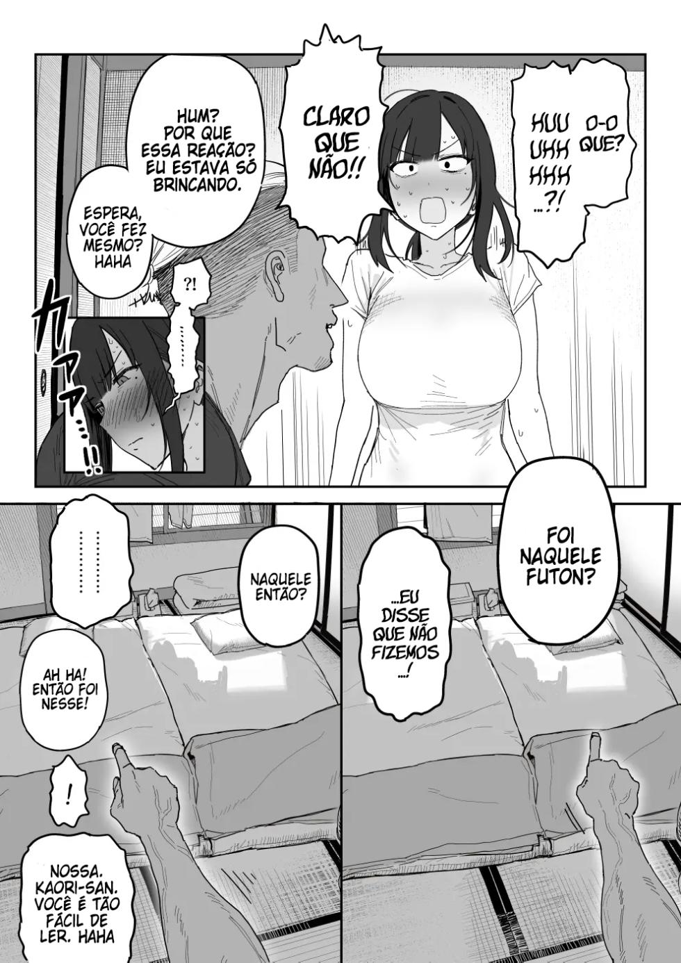[Shinjiroya (Shinjiro)] Tanesaki Kaori (39) Makes Her Doujin AV Debut in Place of Her Daughter [Portuguese]  {vegitoons.black} - Page 20