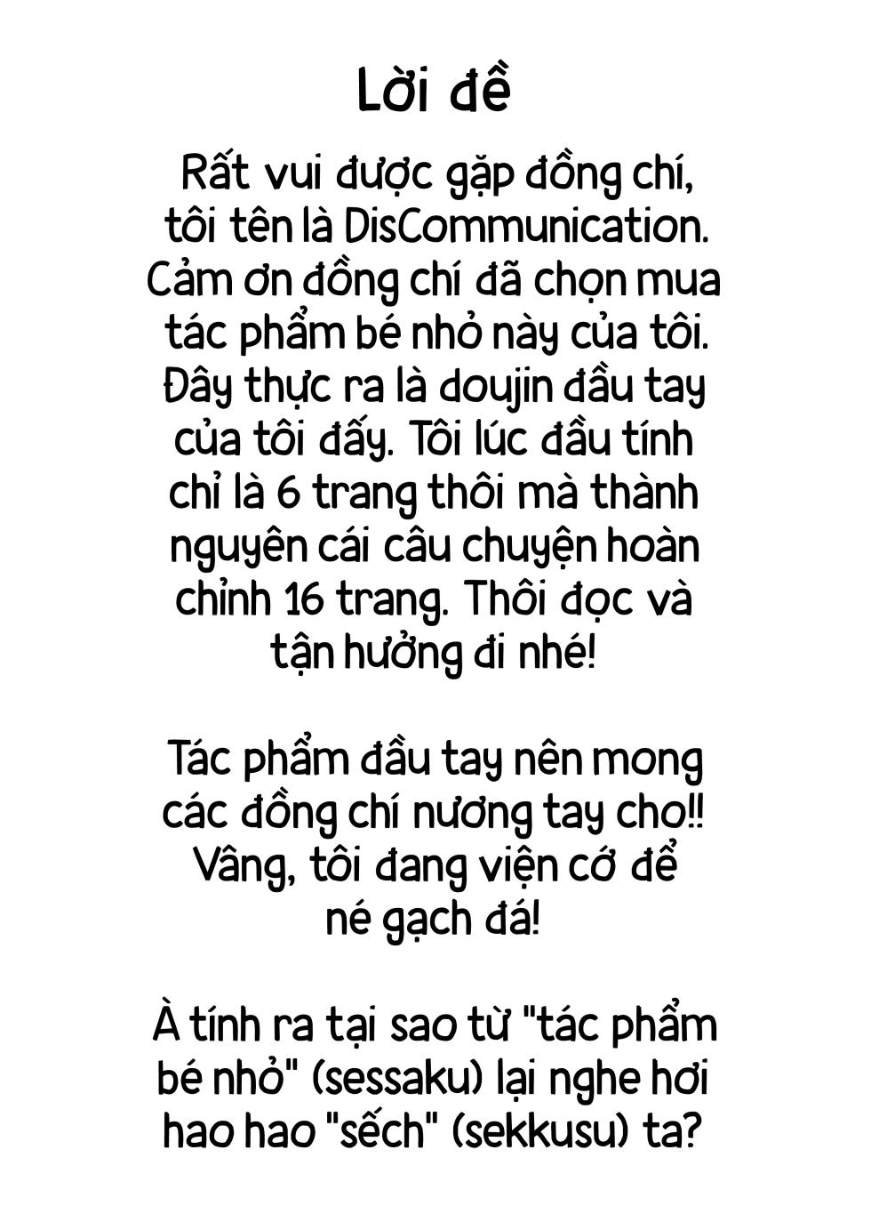[DisCommunication] Mannen Hatsujou Usagi Oji-san, Saimin ni Kakatte Shimau. | Chú Thỏ Nứng Địt Dính Thôi Miên (Tomari Mari) [Vietnamese Tiếng Việt] [NaJung Translation] [Decensored] - Page 2