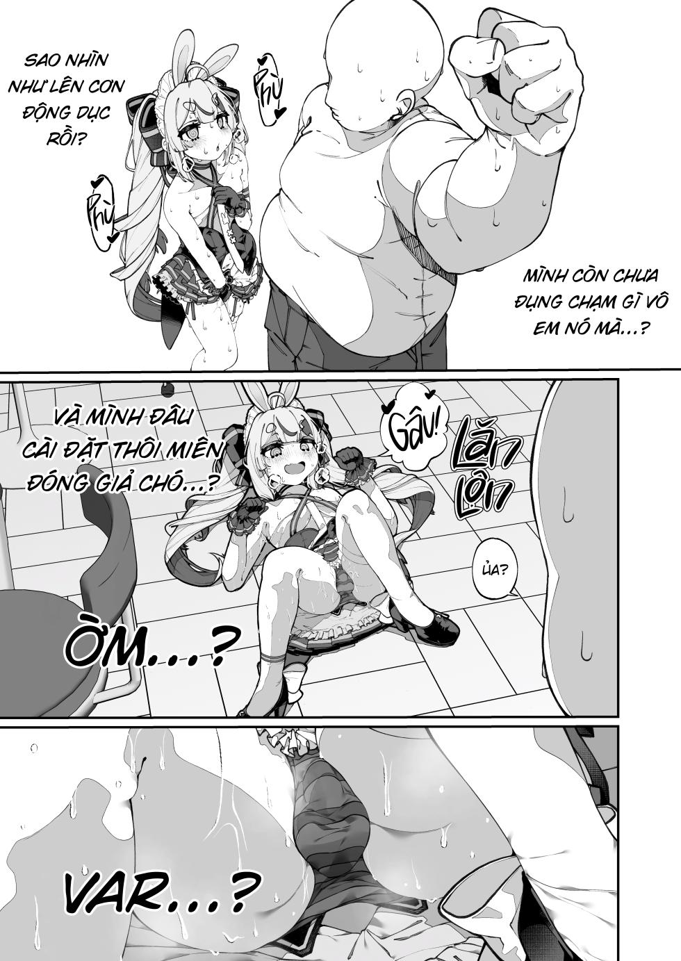 [DisCommunication] Mannen Hatsujou Usagi Oji-san, Saimin ni Kakatte Shimau. | Chú Thỏ Nứng Địt Dính Thôi Miên (Tomari Mari) [Vietnamese Tiếng Việt] [NaJung Translation] [Decensored] - Page 7
