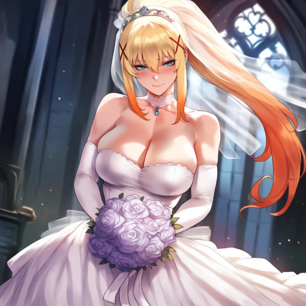 (Mogu-Tyan) Darkness Wedding [AI Generated] - Page 1