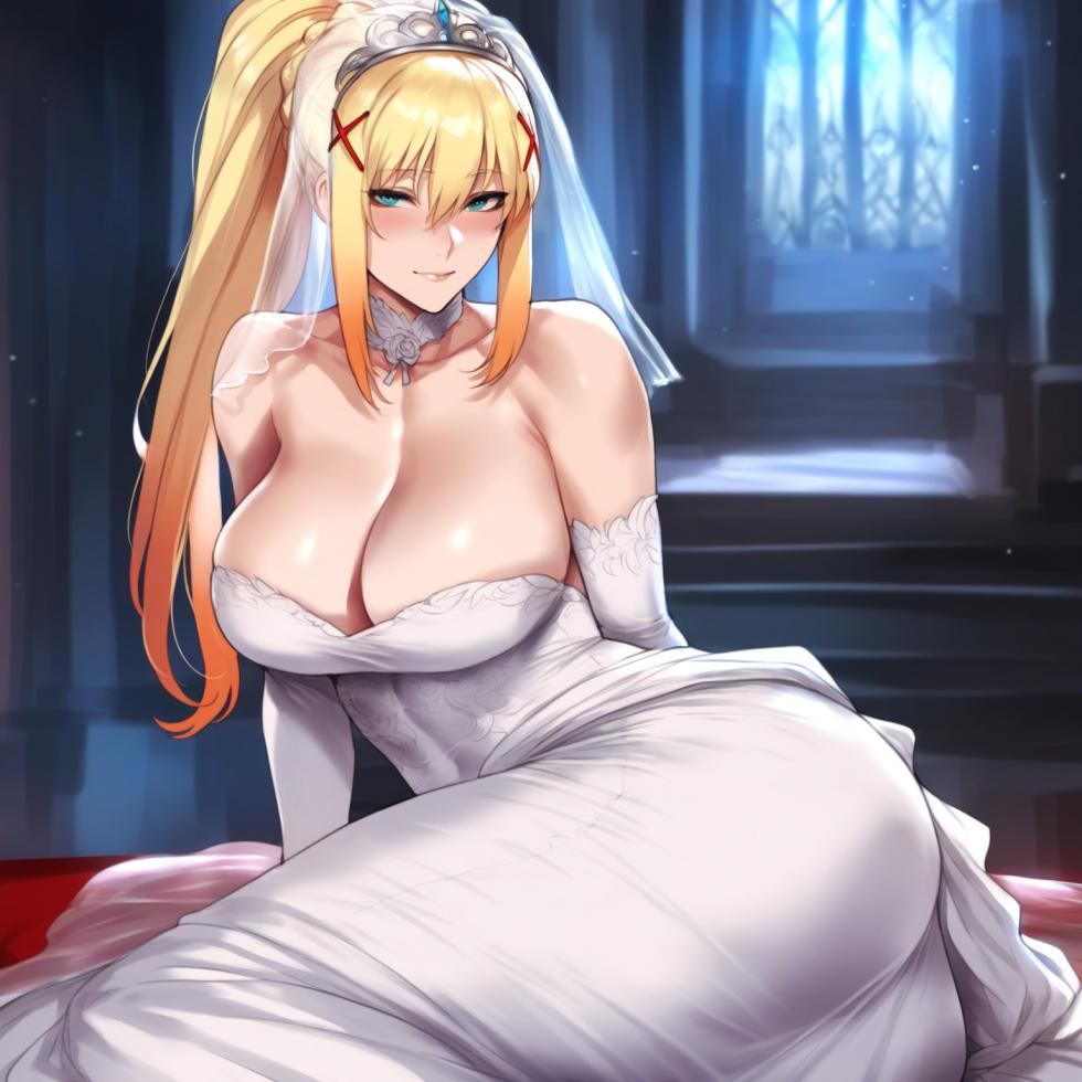 (Mogu-Tyan) Darkness Wedding [AI Generated] - Page 12