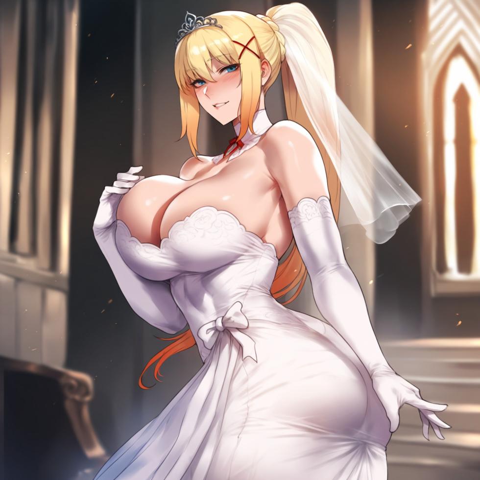 (Mogu-Tyan) Darkness Wedding [AI Generated] - Page 20