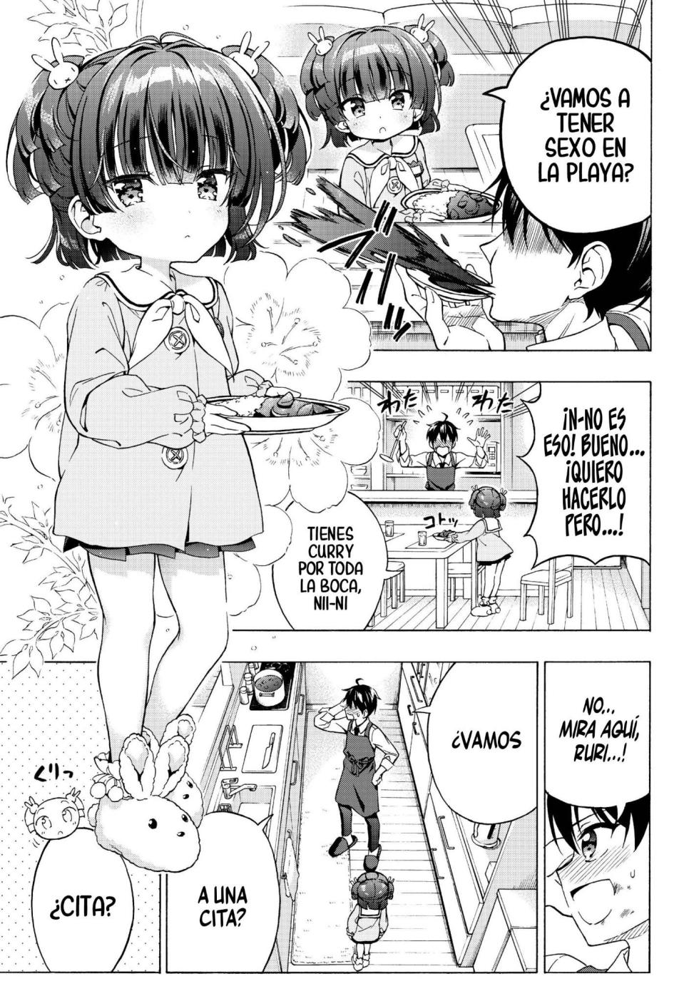 [Moe Moe Cafe (Takahashi Tetsuya)] Asobo, Niini 3 ~Niini to Manatsu no Beach Sex~ | ¡Vamos a jugar, Nii-nii! 3 [Spanish] [Ariwyn] [Digital] - Page 9
