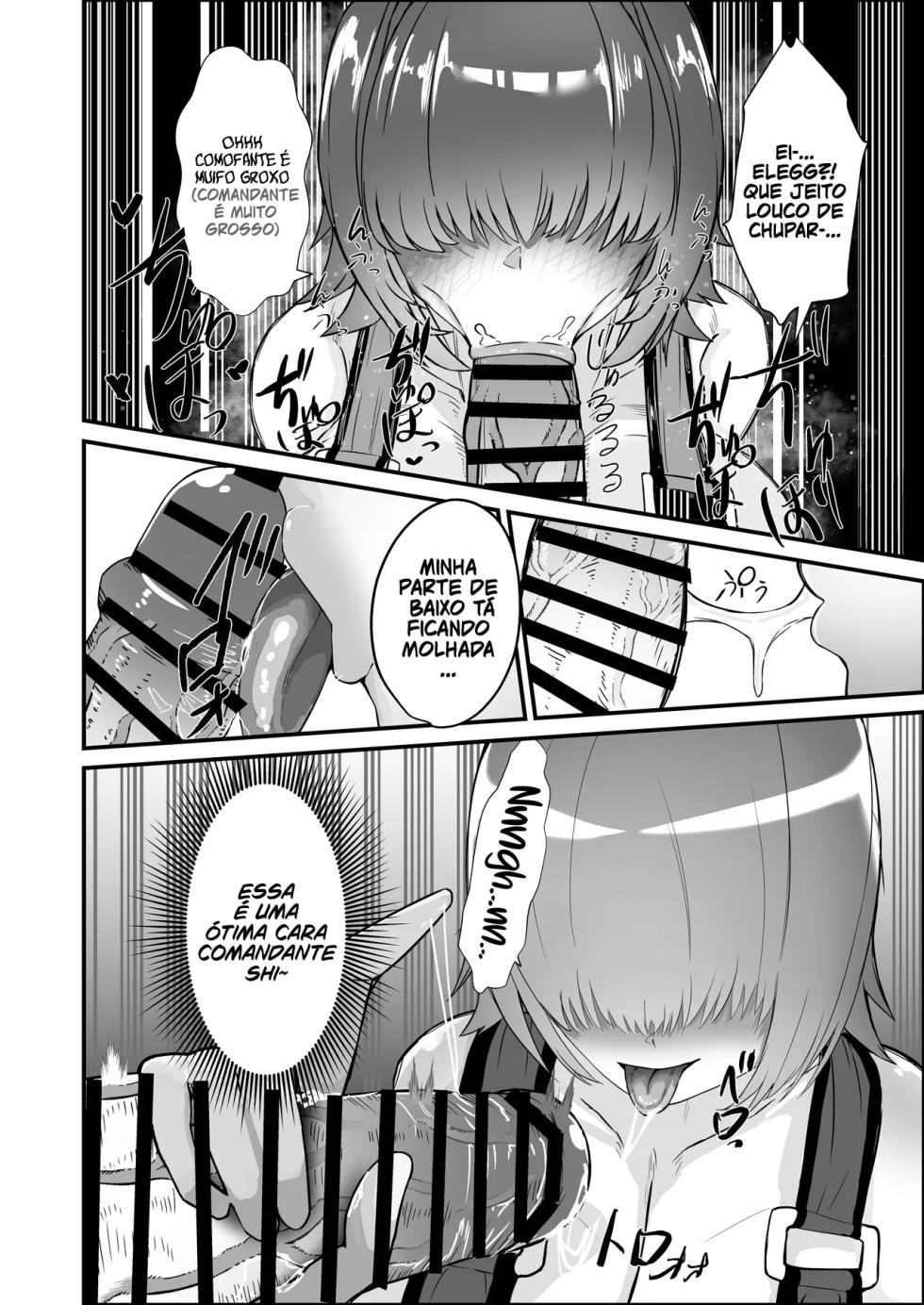 [Niku Niku Kyoudan (Nikudoufu)] Elegg ni Shikikanshi no Ochinpo wo Nuitemorau Hanashi | The Commander Gets Elegg To Take Care Of His Dick (Goddess of Victory: Nikke)  [Portuguese] {Vegitoons} - Page 10